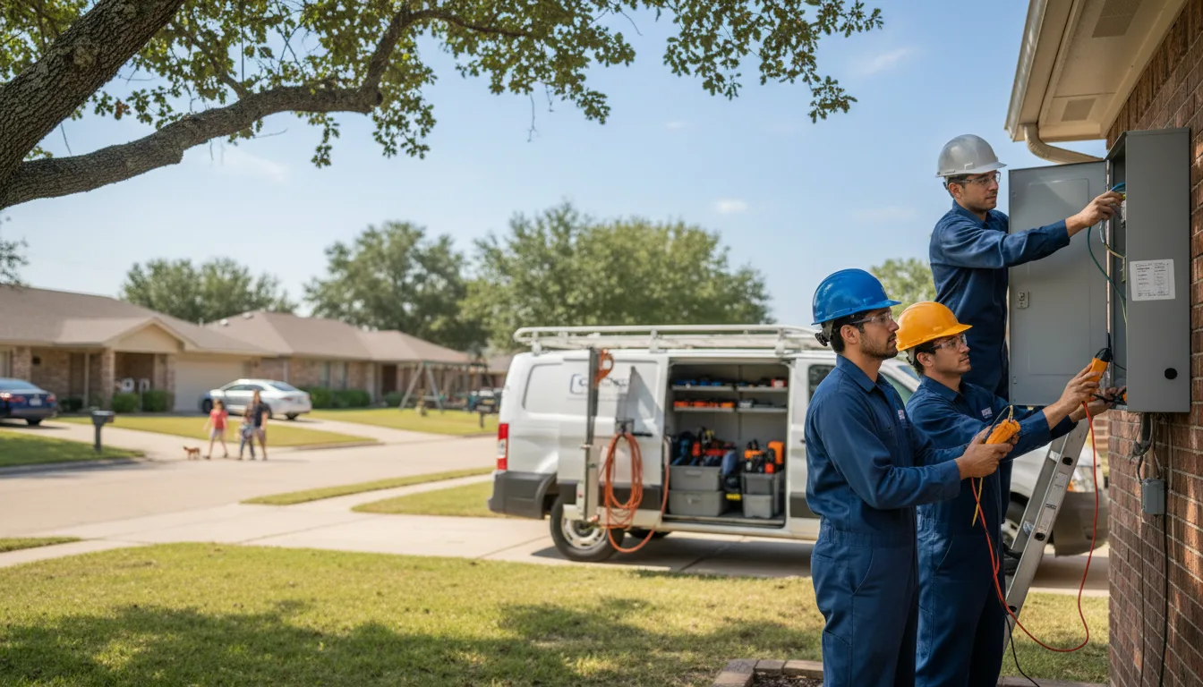 Certified electrician providing emergency electrical services in Springport, MI